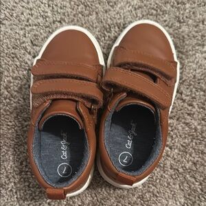Cat & Jack Brown Sneakers with Velcro Straps